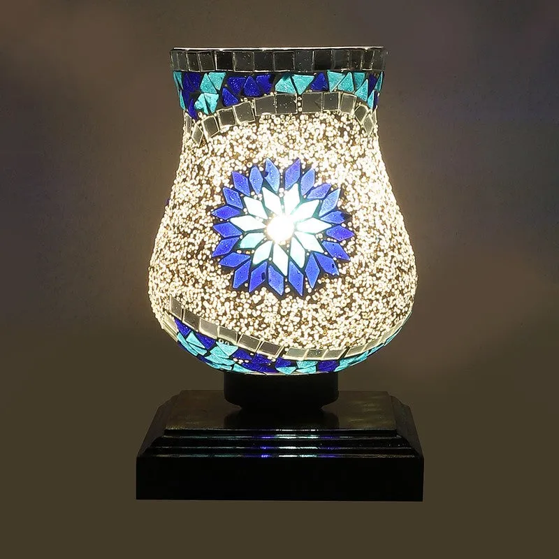 Tintique Mosaic Glass Table Lamp - Multicolor media 8