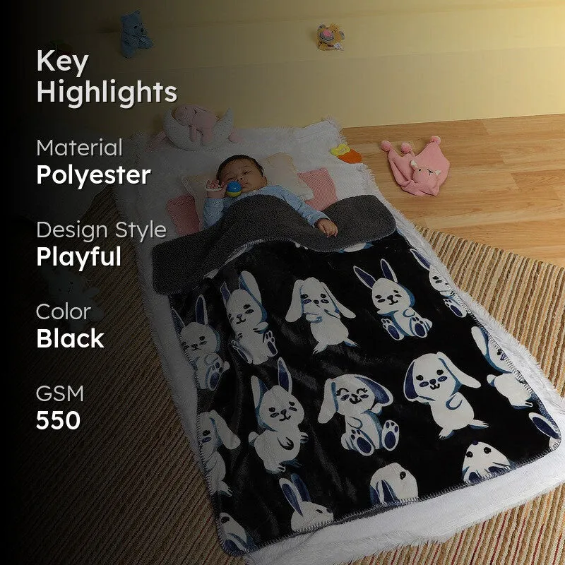 Monte Carlo Bunny Bliss Blanket - 550 GSM media 2