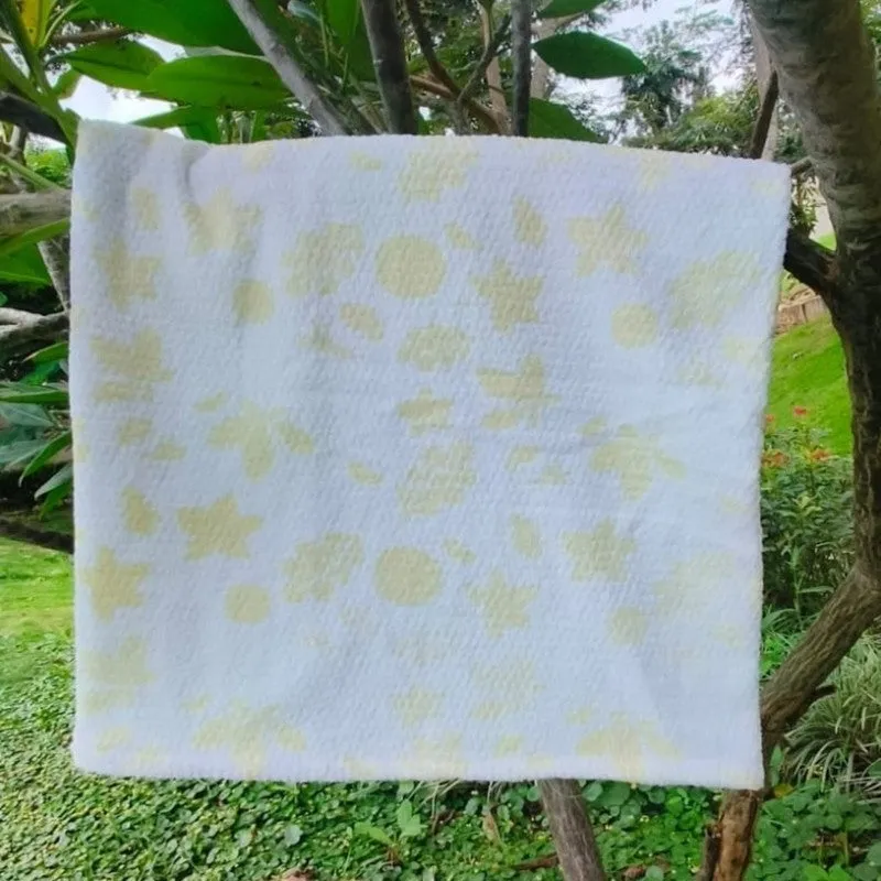 Petaline Floral Cotton Bath Towels - White media 4