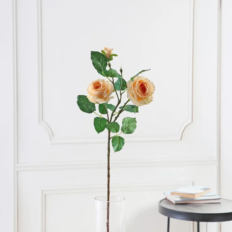 Bluma Wisteria Fabric Artificial Flower - Peach media 4