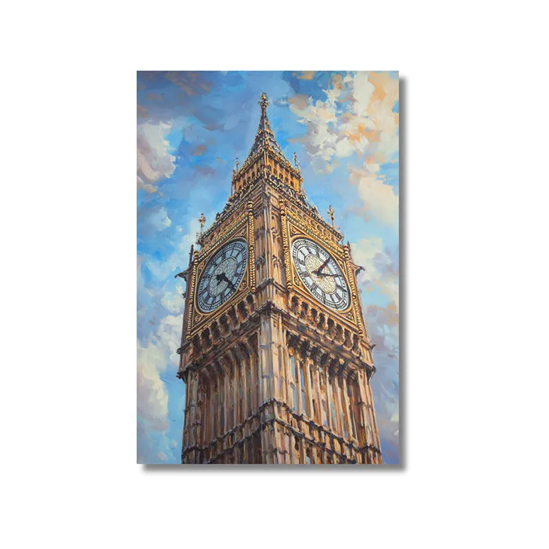 Time Tower Wall Painting media 3