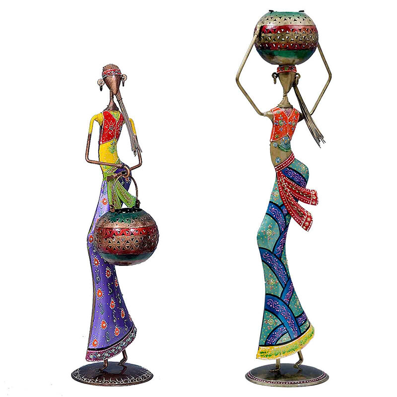 Tribe Of Women Tea Light Holder - Set Of Two media 3