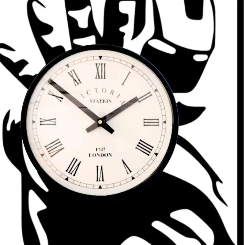 Pop Steel Analog Wall Clock - Black media 5