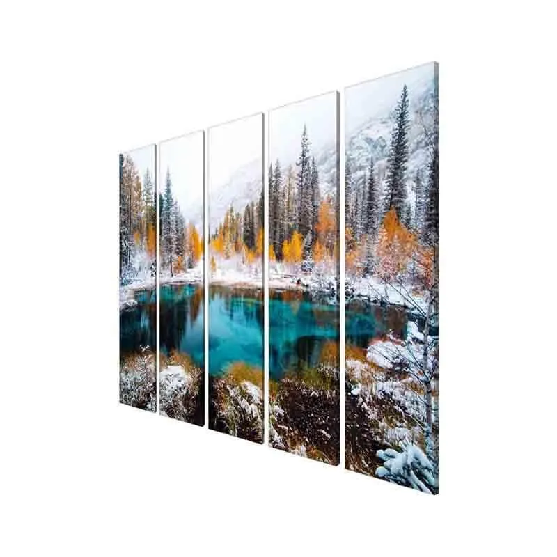 Manali Wall Art - Five Piece Set media 5