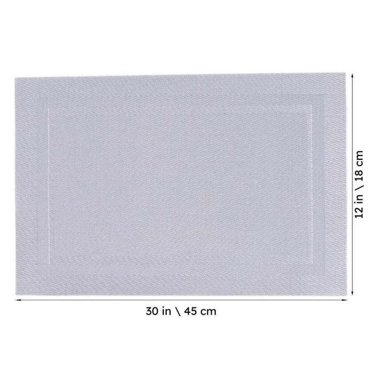 Caden Table Mats (Silver) - Set Of Six media 8
