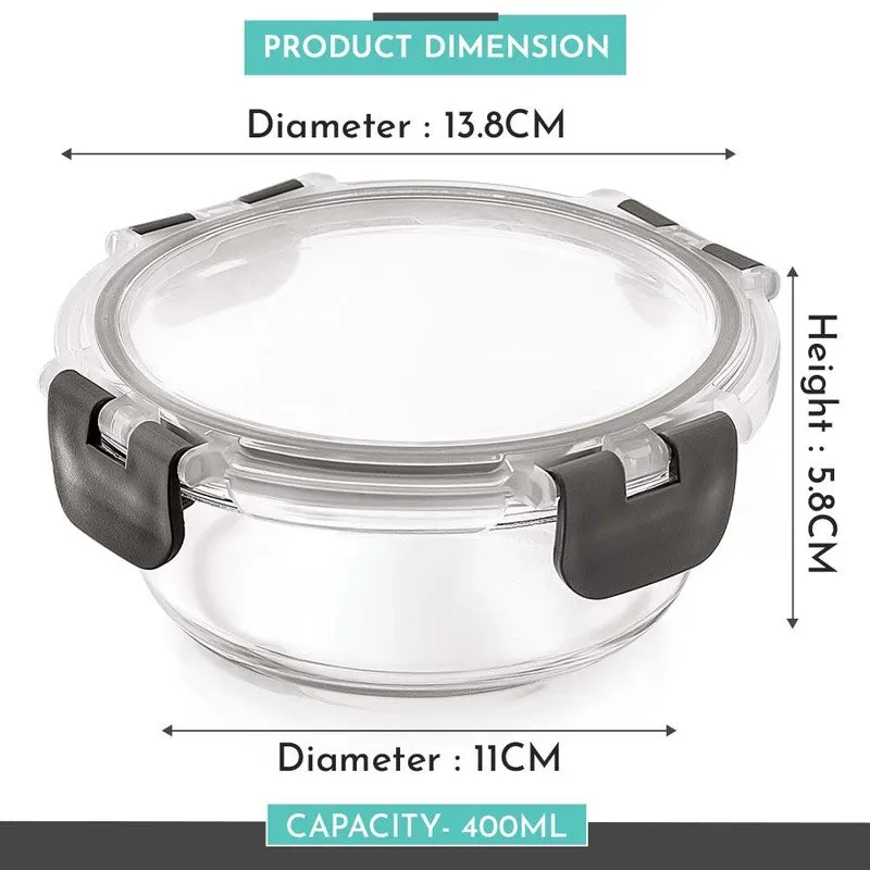 Lunaro Fresh Lunch Box (Grey) - 400 ML media 11