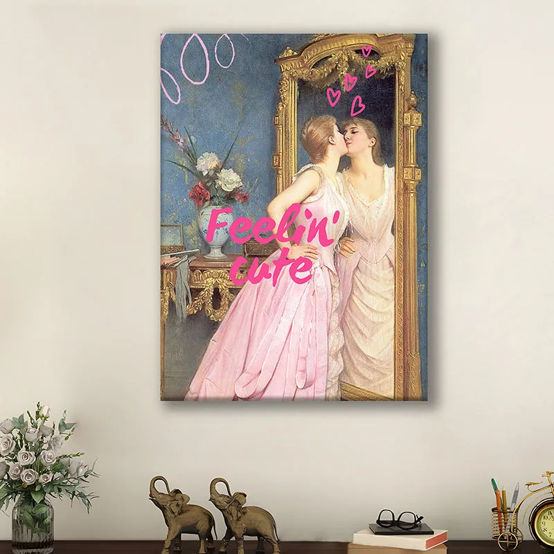 Feeling Cute Wall Art media 2