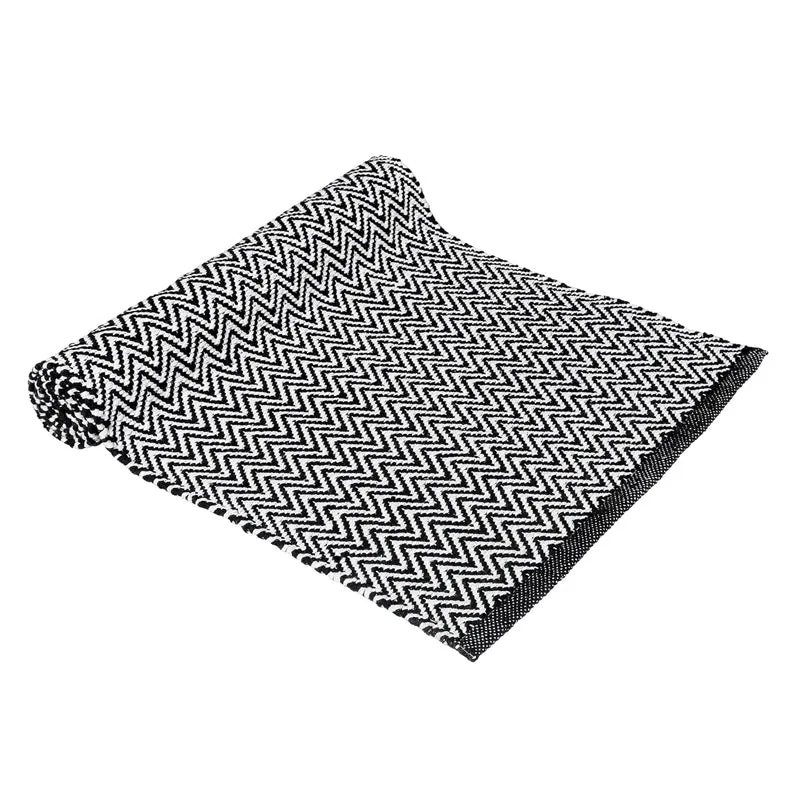 Atelier Cotton Runner Rug - Black media 6