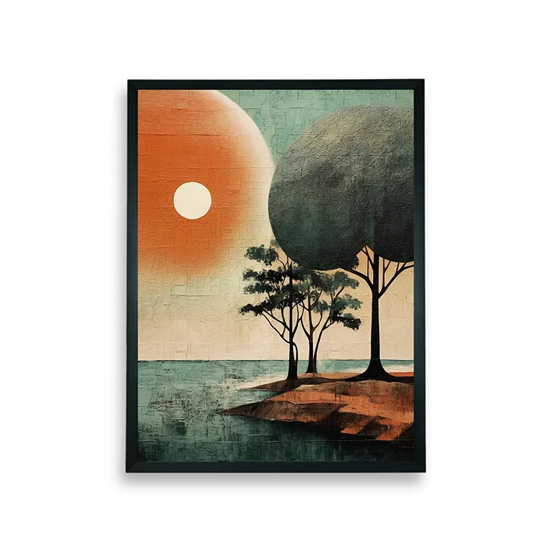 Serene Riverside Canvas Wall Art media 7