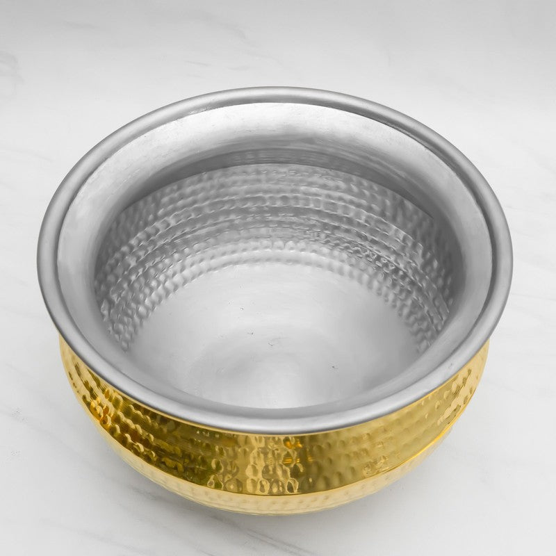 Cookelle Durable Brass Handi - 4000 mL media 5