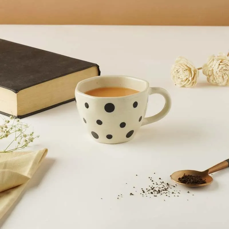 Big Ceramic Tea Cup (210 mL Each) - Set of Four media 4