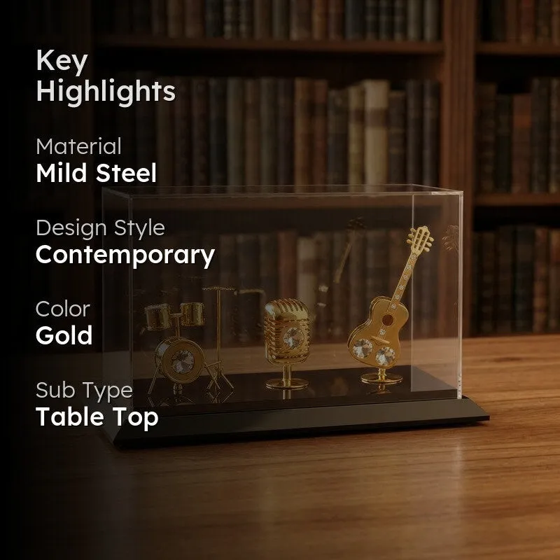 Muscial Symphony 24K Gold Plated Mild Steel Showpiece media 2