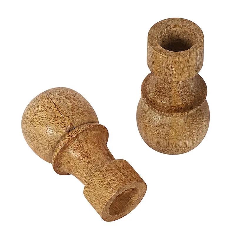 Flamo Mango Wood Candle - Set Of Two media 5