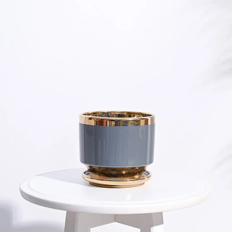 Ugaoo Athenian Ceramic Planter - Grey media 6