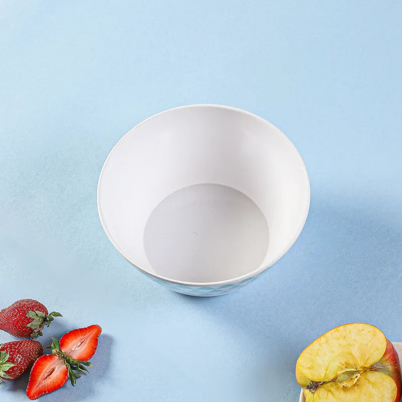Jisho Snack Bowl (White & Light Blue) - 750 ML media 3