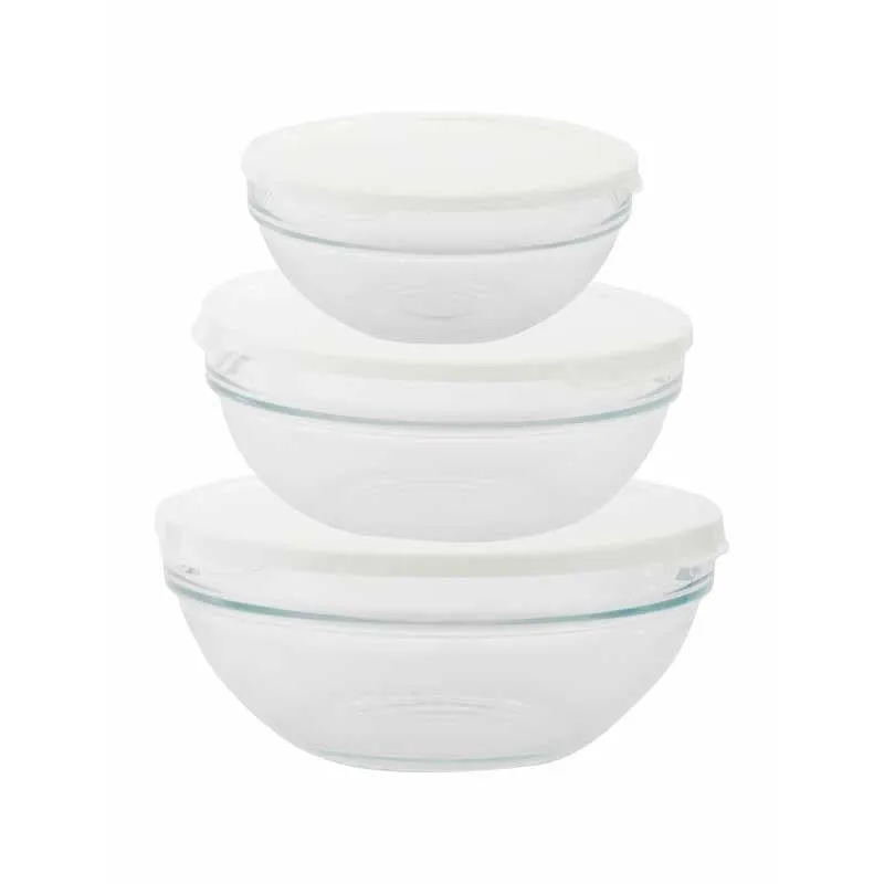 Gestal Storage Bowl With White Lid (1700 mL/1135 mL/595 mL) - Set Of Three media 3