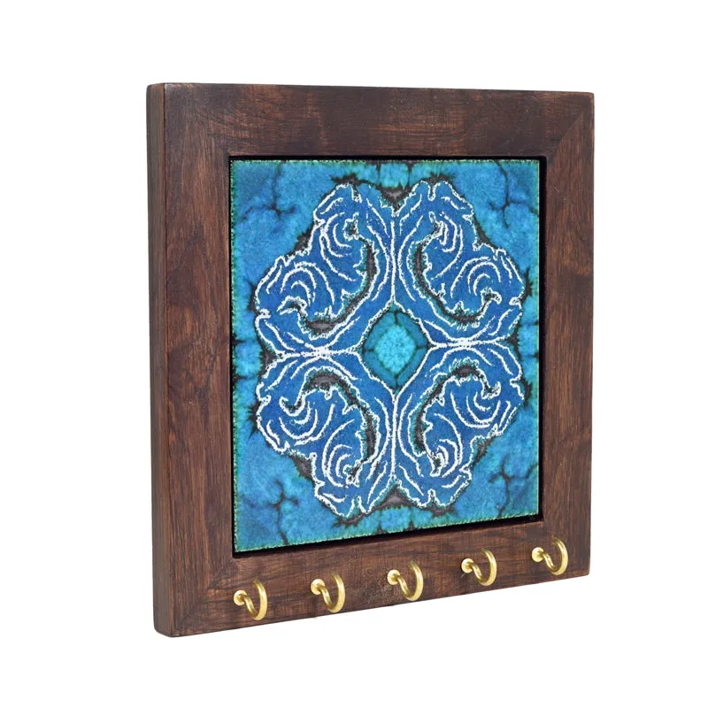 Blue Daisy Handcrafted Key Holder media 4