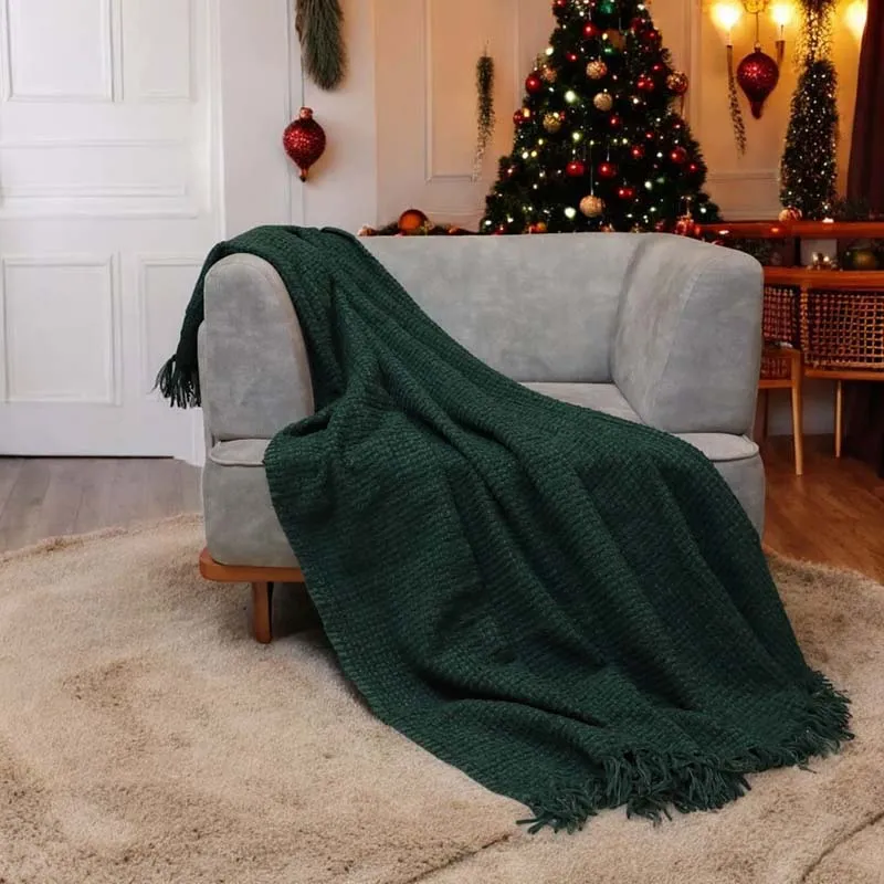 Mistletoe Moments Cotton Throw media 1
