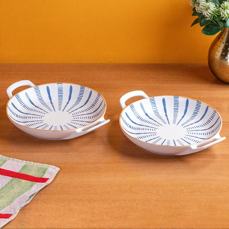 Azure Shell Porcelain Platter - Set Of Two media 3