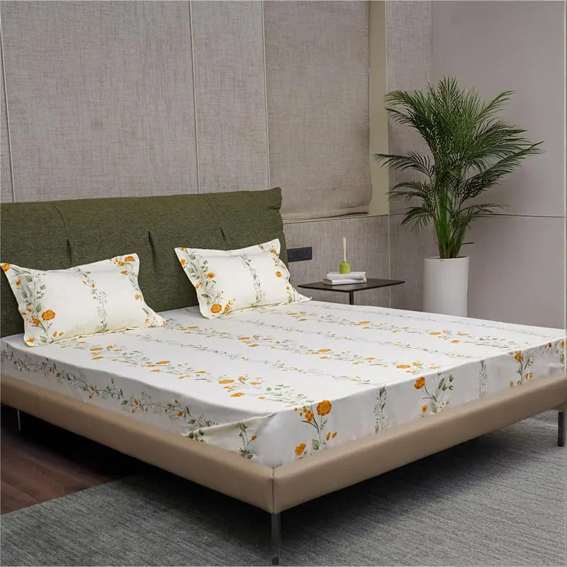 Urban Space Vireya Cotton Bedsheet - 200 TC media 1