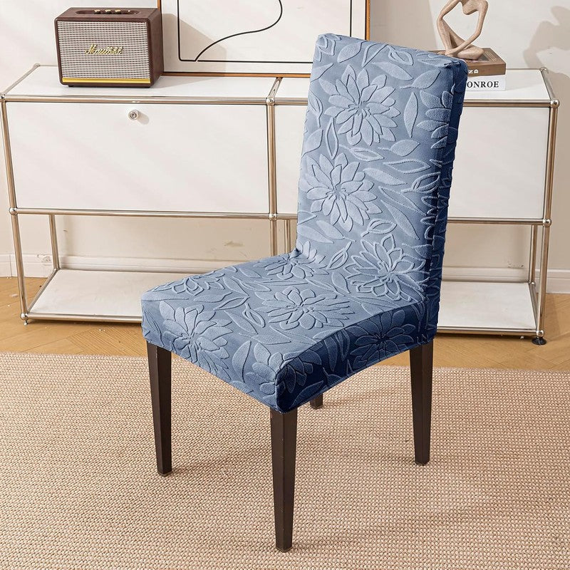 Serena Chair Cover (Blue) - Set Of Six media 3