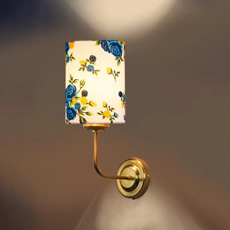 Floranira Fleur Metal Wall Lamp - White,Blue media 7