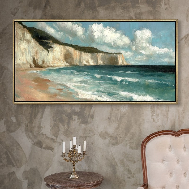 Aqualis Canvas Wall Painting With Frame