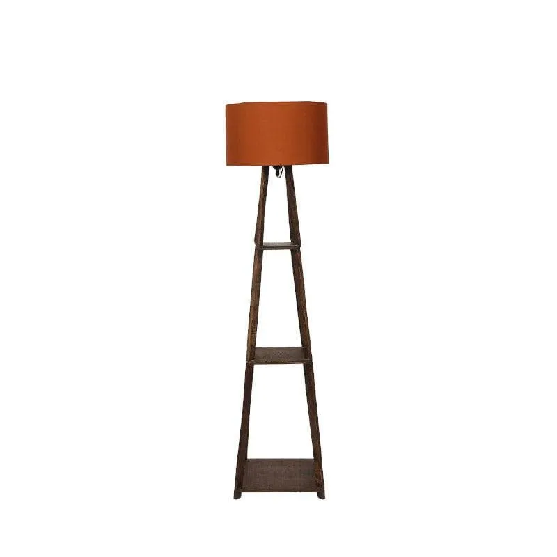 Seasa Wistera Floor Lamp With Shelf - Rust media 4