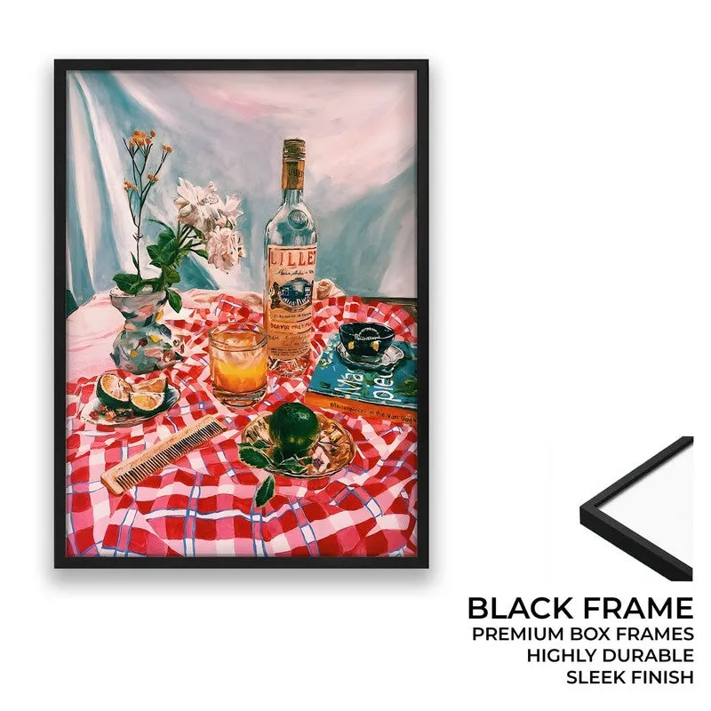 Dining Opulence Archival Canvas Wall Art - Black media 8
