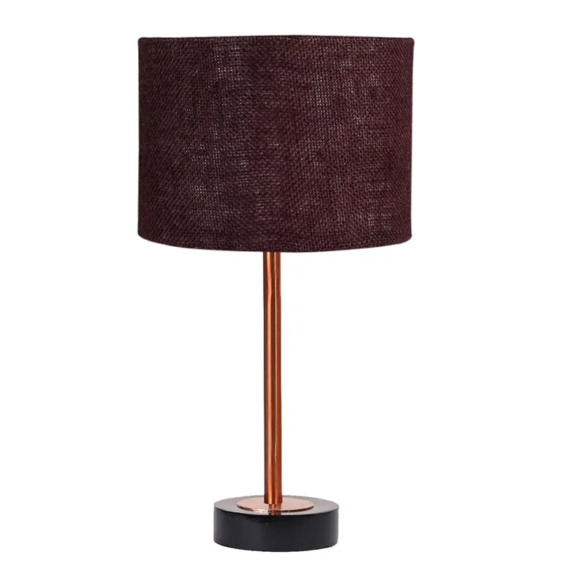 Sienna I Rodin Wooden Table Lamp - Brown,Copper,Black media 4
