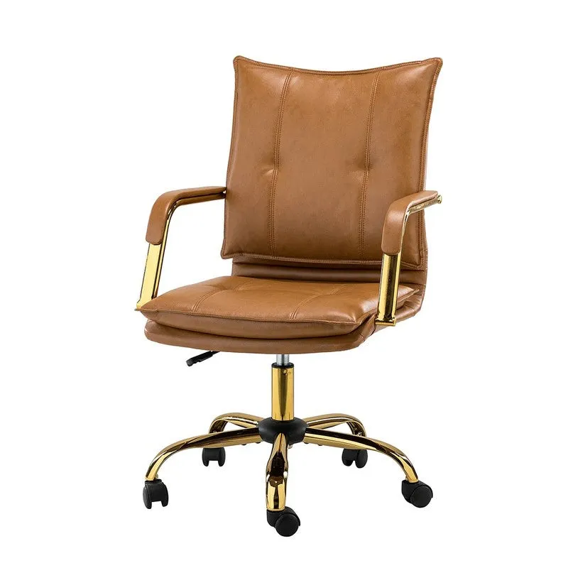 Synkra Metal Office Chair - Brown media 3