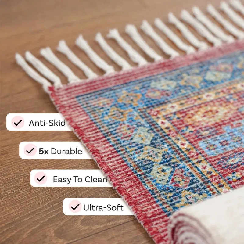 Oriental Tradition Cotton Runner Rug media 8