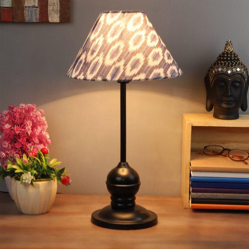 Lois Lura Fabric Table Lamp - Blue,White