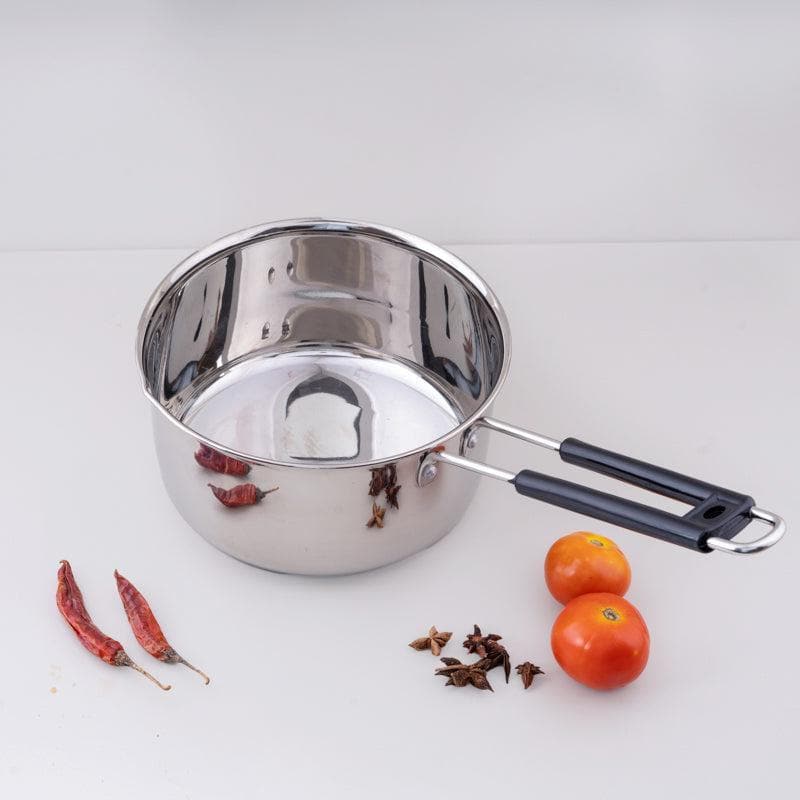 Steel Sizzle Slinger Saucepan 700 ML / 5 Inches media 3