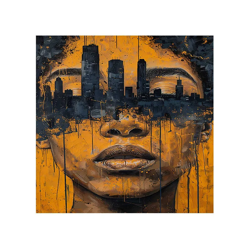 Girl In Dreamland Wall Painting media 5