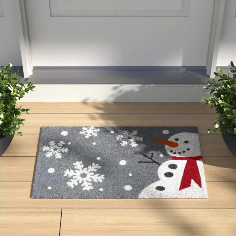Snowman Cheer Winter Micro Fiber Door Mats media 1
