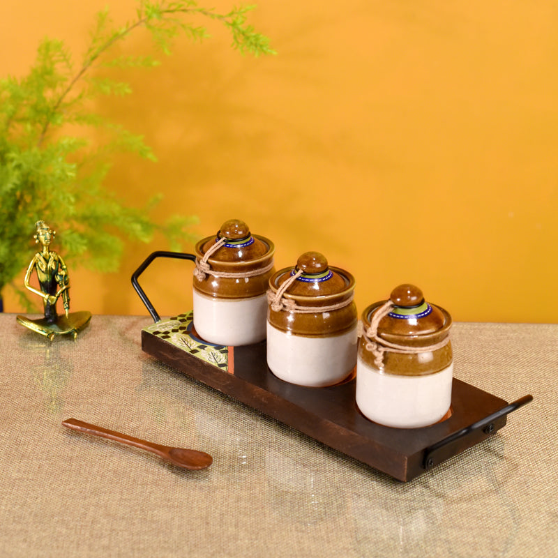 Laaba Barni Condiment Set - Four Piece Set