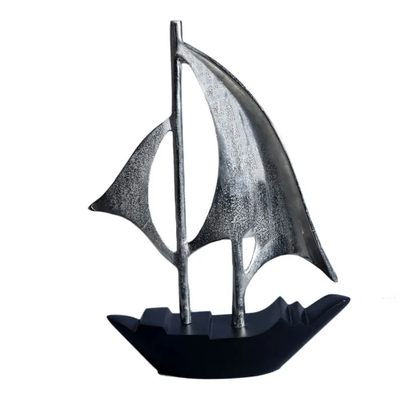 Travel By Boat Aluminium Showpiece media 5