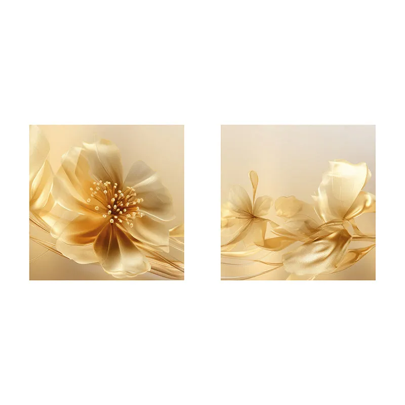Celestial Petal Canvas Wall Art - Set Of Two media 3