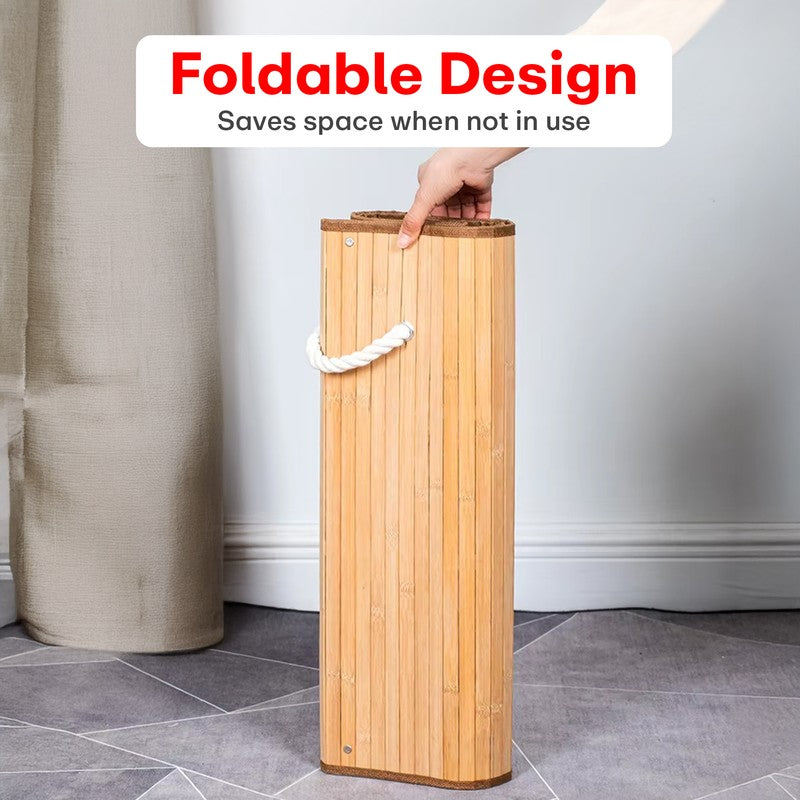 Rioware Slim Laundry Basket - Brown media 8