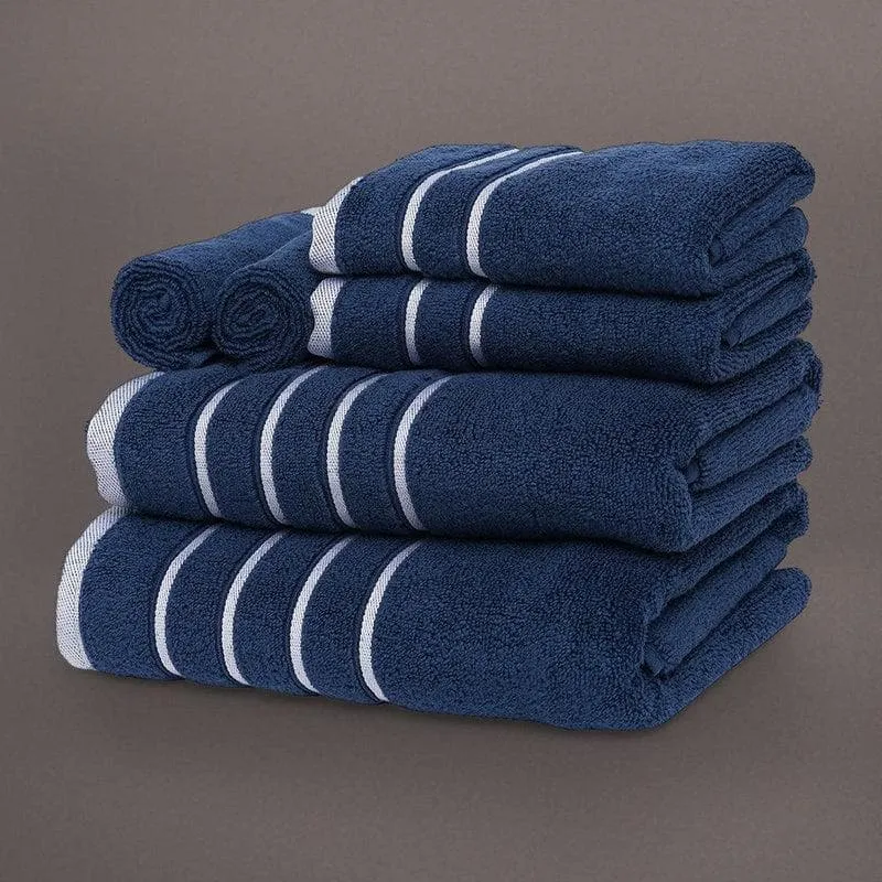 Blue Oh-so-soft Towel (Set of Six) media 1