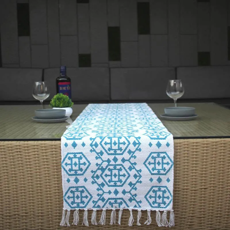 Adria Handwoven Cotton Table Runner media 3