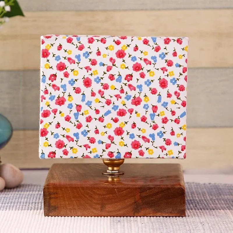 Hyacinth Square Fabric Table Lamp - Multicolor media 3