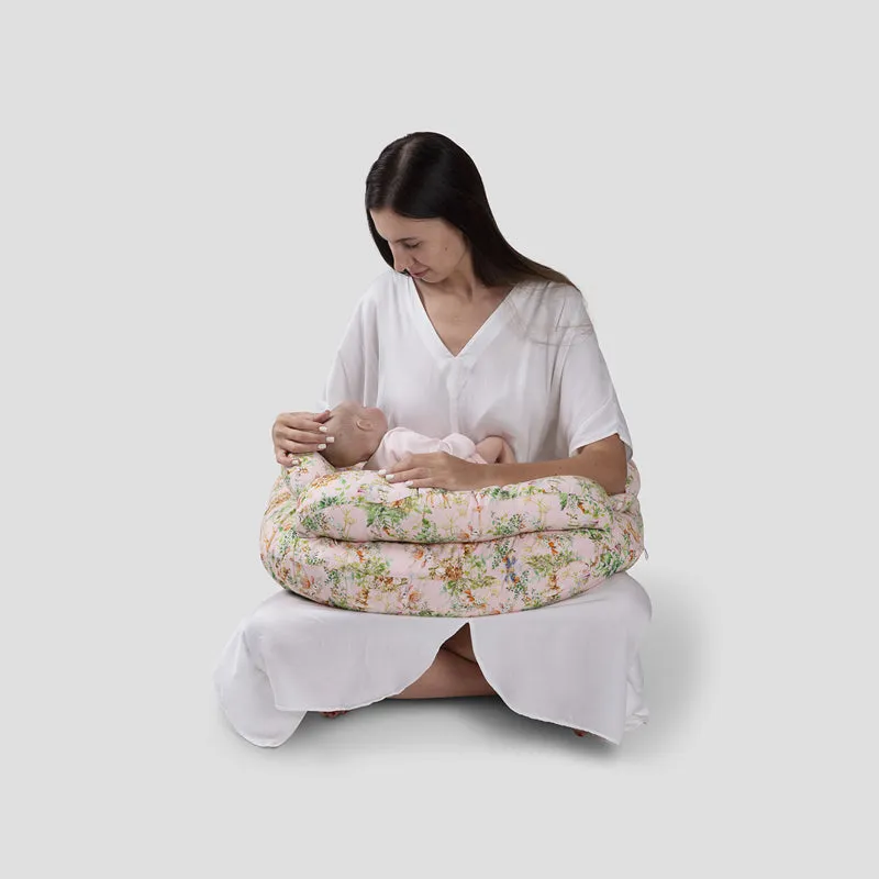 Blushing Bunny Duo Feeding Pillow with Removable Extra Pillow media 7