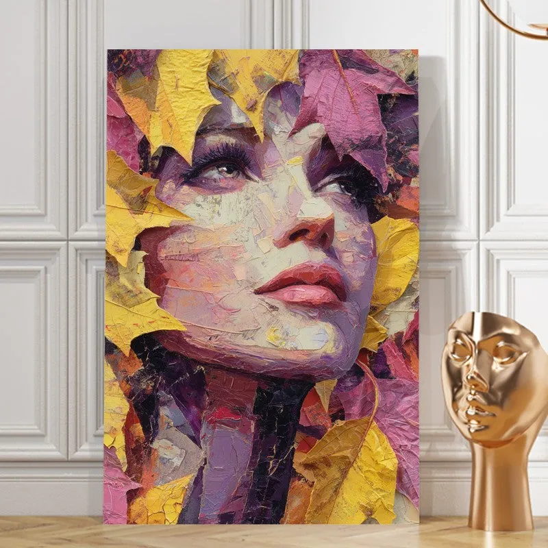 Ethereal Muse Portrait Canvas Wall Art media 8