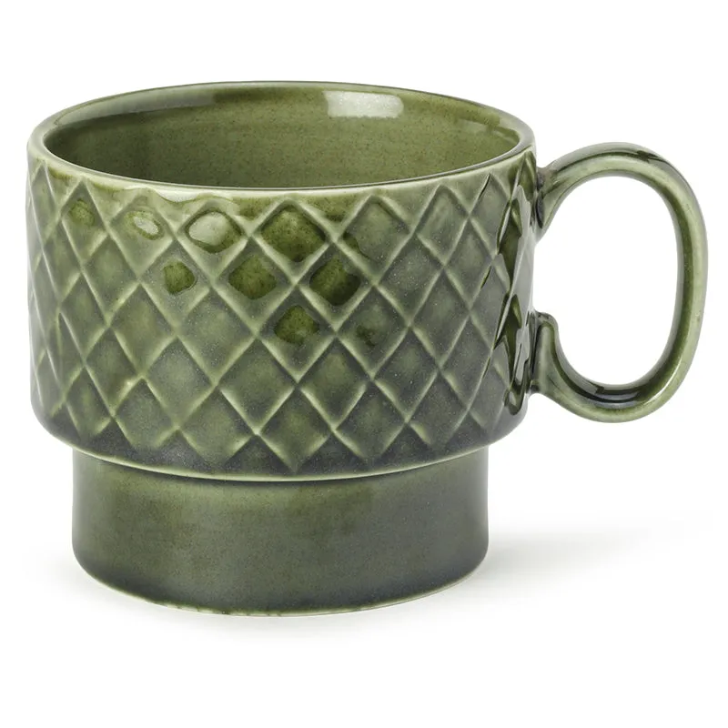 Fjord Ceramic Coffee Mug (500 mL) - Moss Green media 5