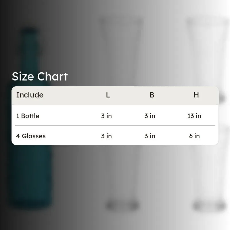 Paxton 1000 mL Water Bottle With 300 mL Glasses - Five Piece Set media 8