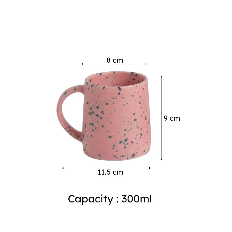 Cleary Ceramic Coffee Mug (300 mL Each) - Set of Two media 6