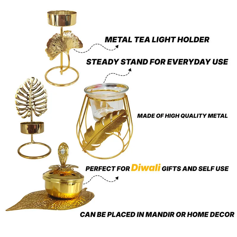 Radha Festive Metal Diffuser - Set Of Two media 7