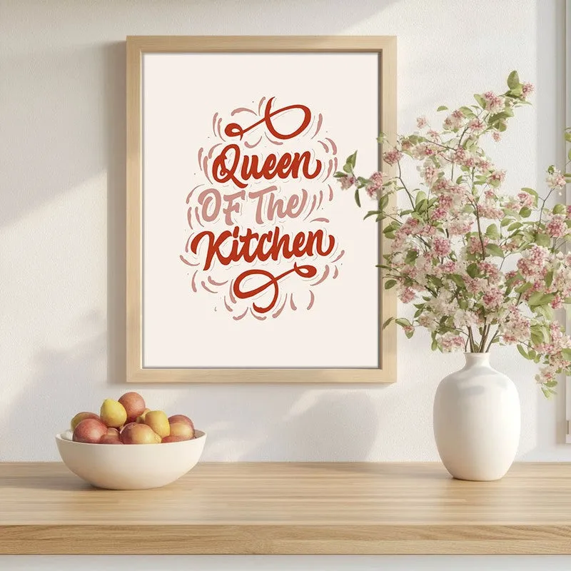 KitchenQueen Archival Canvas Wall Art - Brown media 1